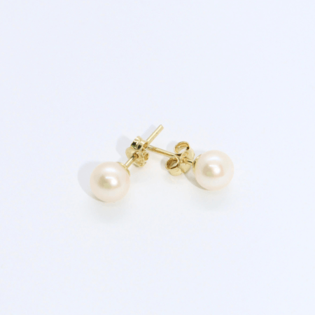 Cercei "Golden Pearl" din Aur Galben 14k