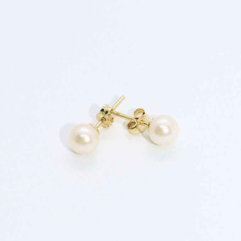 Cercei "Golden Pearl" din Aur Galben 14k