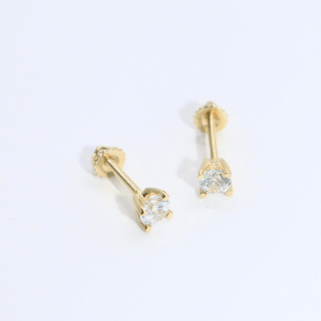 Cercei "Golden Halo" din Aur Galben 14k
