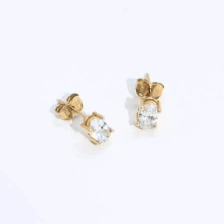 Cercei "Sunlit Charm" din Aur Galben 14k