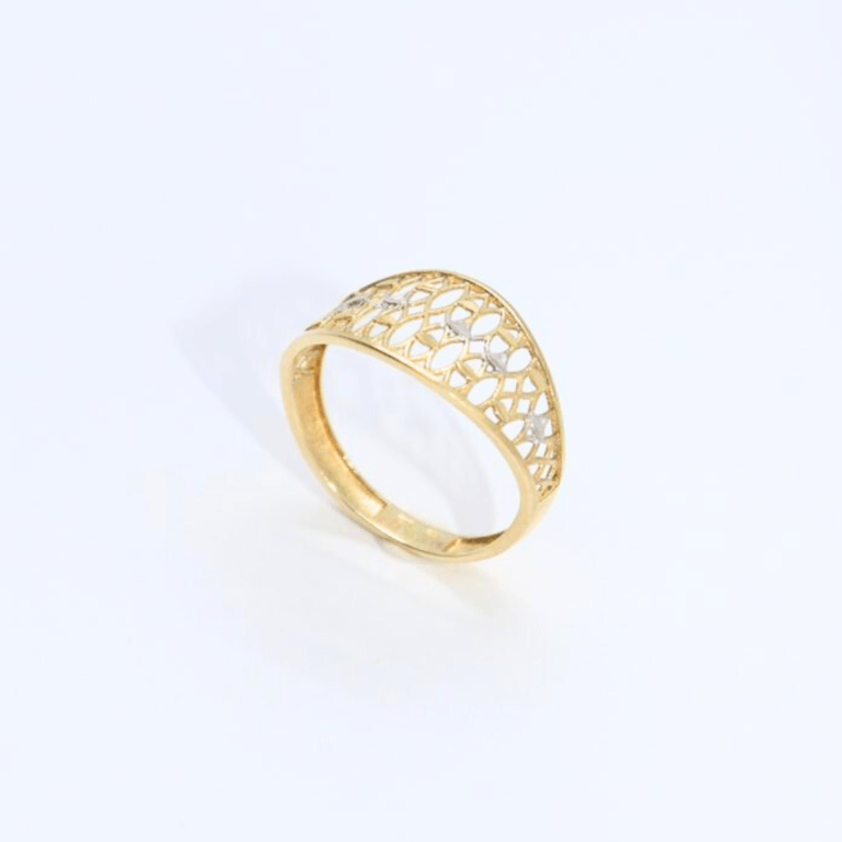 Inel "Golden Breeze" din Aur Galben 14k Mărimea 12
