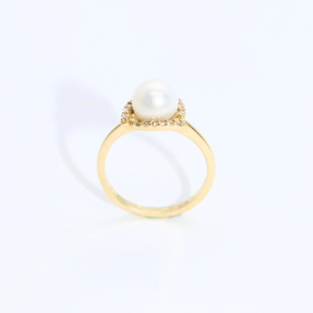 Inel "Elegance" din Aur Galben 14k Mărimea 10