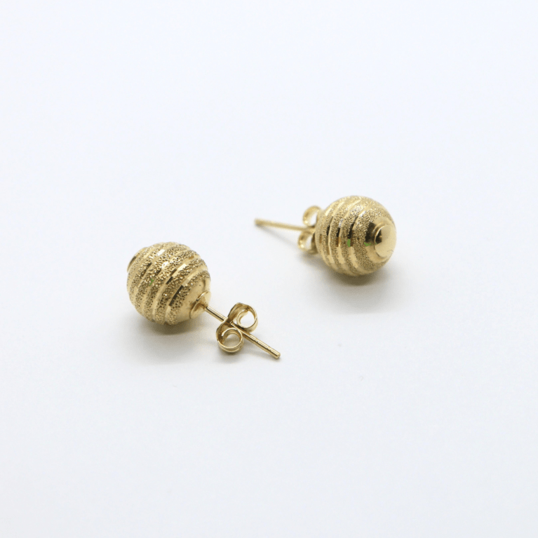 Cercei "Golden Elegance" din Aur Galben 14k