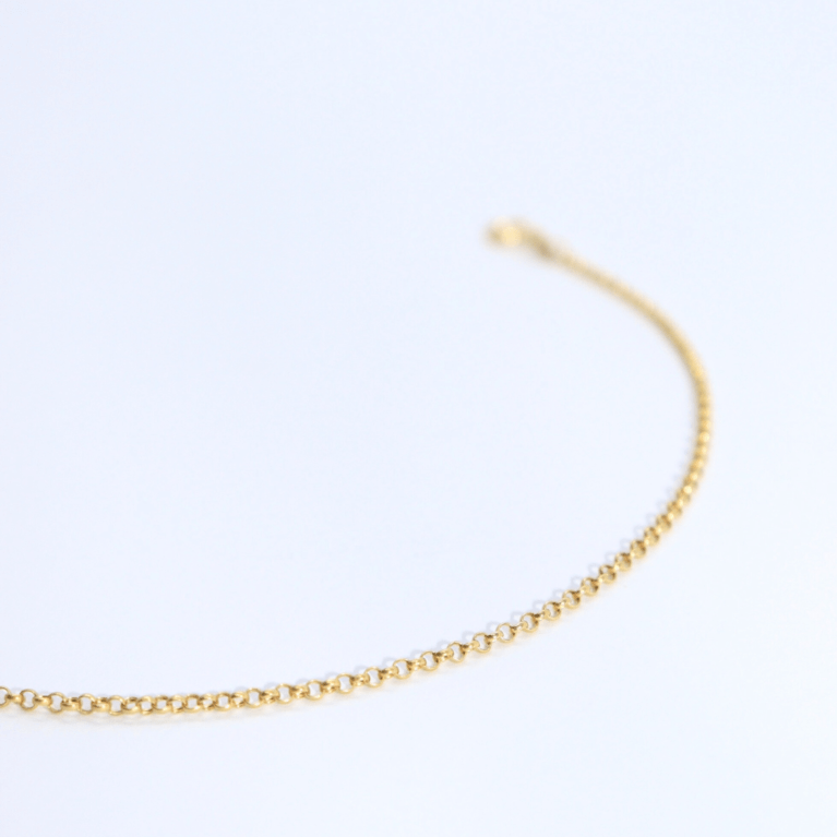 Brățară „Elegant Simplicity” din Aur Galben de 14k Mărimea 16