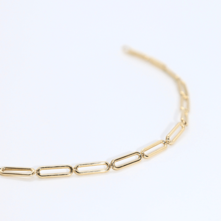 Brățară „Eternal Gold” din Aur Galben 14k Mărimea 19