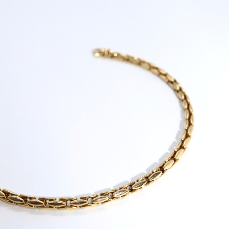 Brățară „Radiant Gold” din Aur Galben 14k Mărimea 20