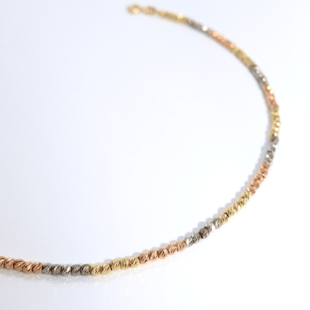 Brățară „Gleam Essence” din Aur Mixt 14k Mărimea 17