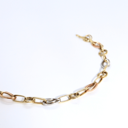 Brățară „Refined Grace” din Aur Mixt 14k Mărimea 19