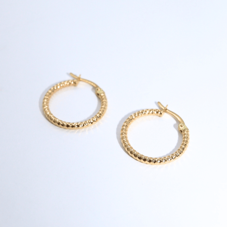 Cercei „Golden Glow” din Aur Galben 14k