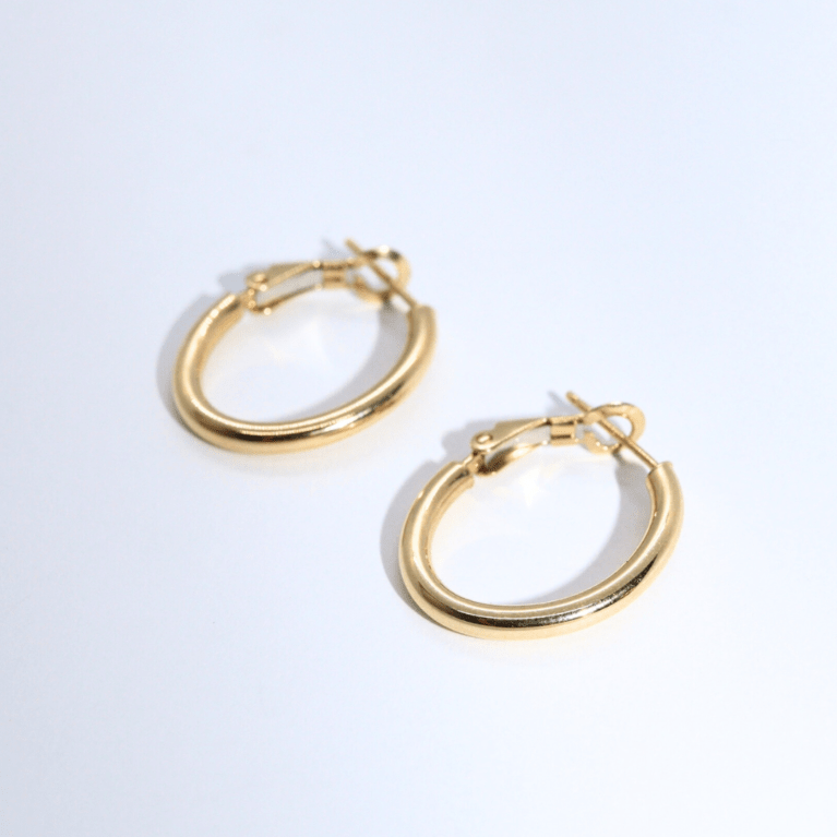 Cercei „Pure Gleam” din Aur Galben 14k