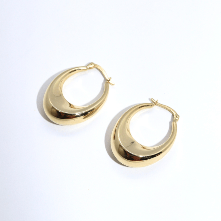 Cercei ,,Timeless Glow" din Aur Galben 14k