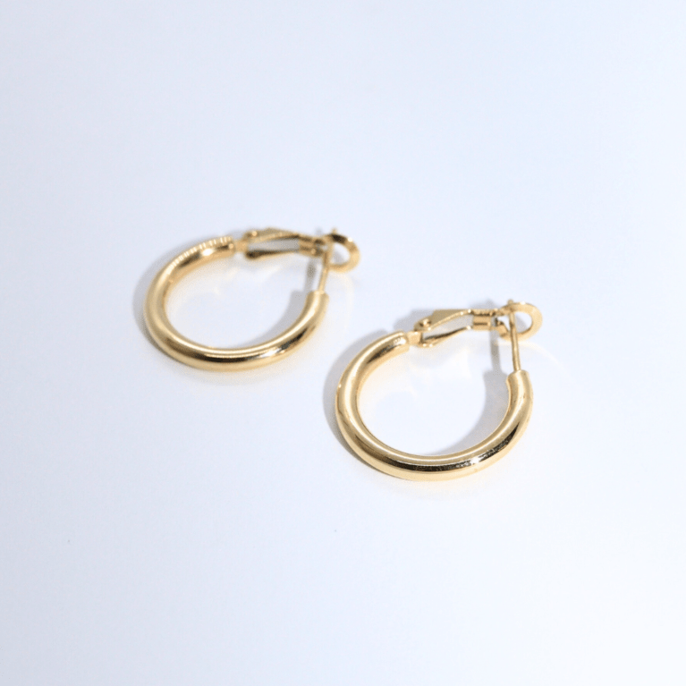 Cercei „Radiant Halo” din Aur Galben 14k