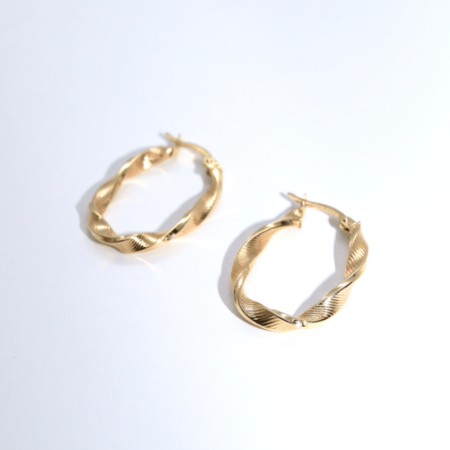 Cercei „Golden Ray” din Aur Galben 14k