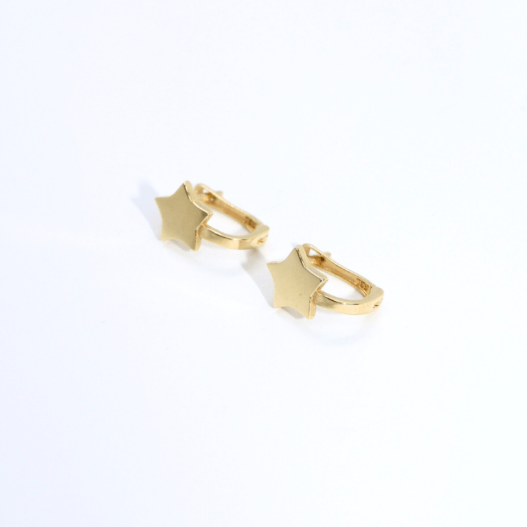 Cercei „Starry Delight” din Aur Galben 14k