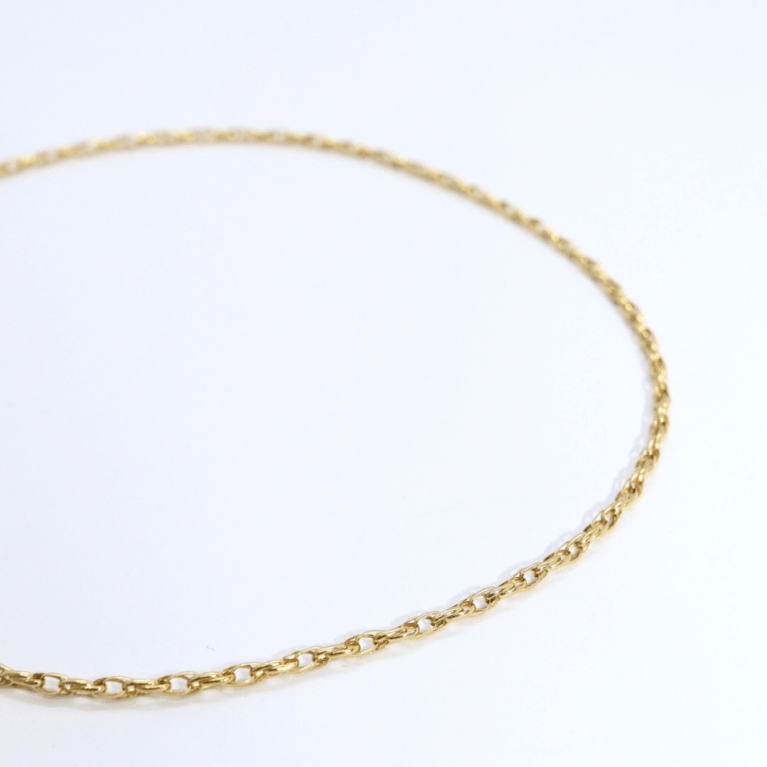 Lănțișor „Golden Charm” din Aur Galben 14k Mărimea 35